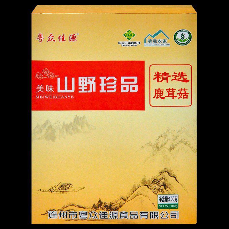 粤众佳鹿茸菇盒装