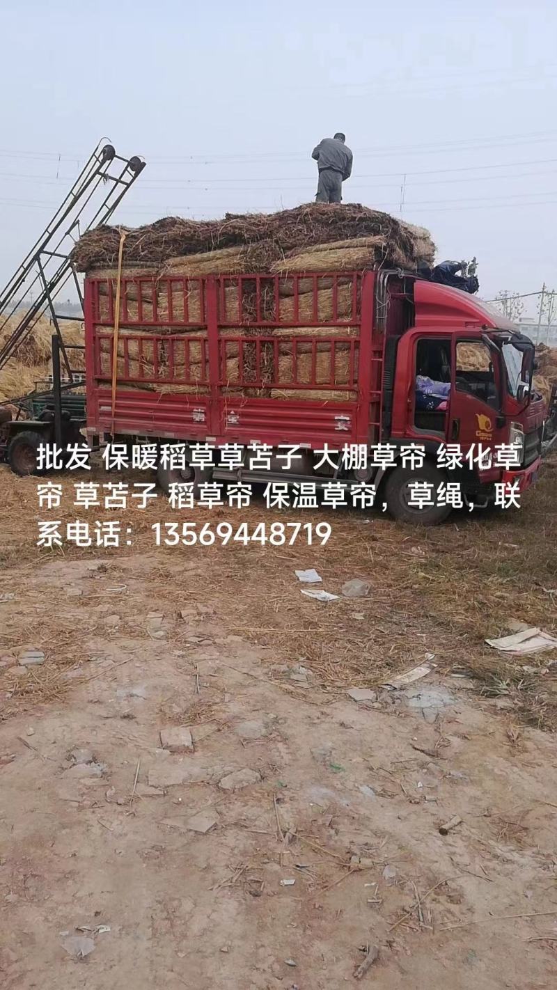草苫，大量批发各种草苫，欢迎定购。批发保暖稻草草苫子