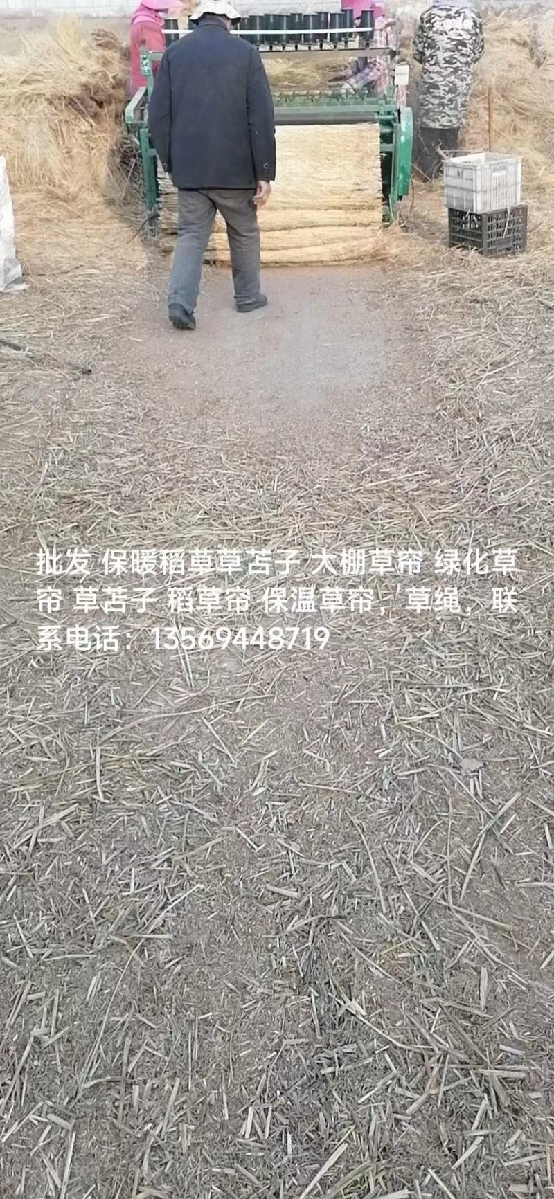 批发保暖稻草草苫子大棚草帘绿化草帘草苫子稻草帘