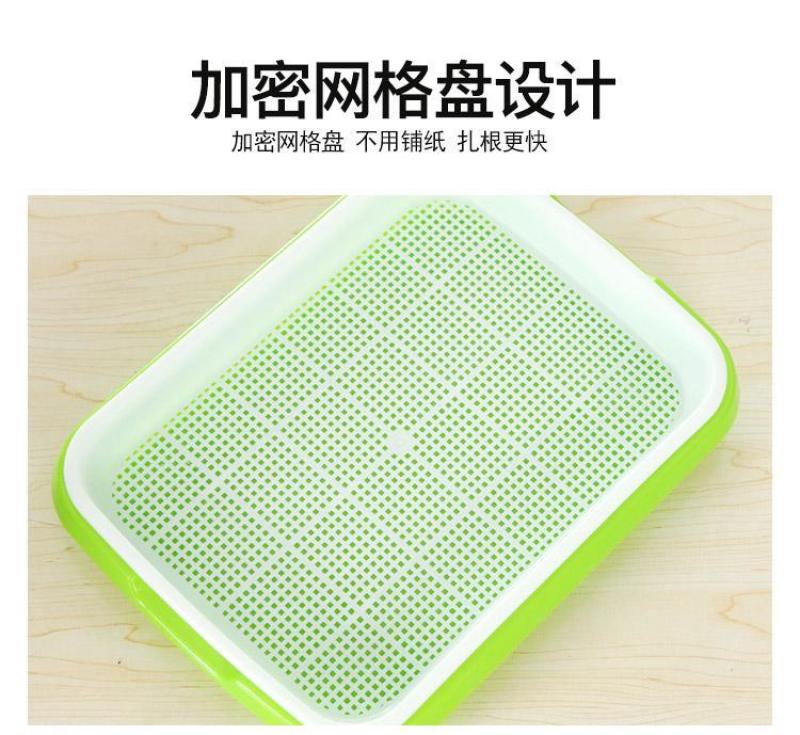 豆芽发芽盆神器家用育苗盘芽苗菜阳台种植蔬菜种菜专用盆种菜
