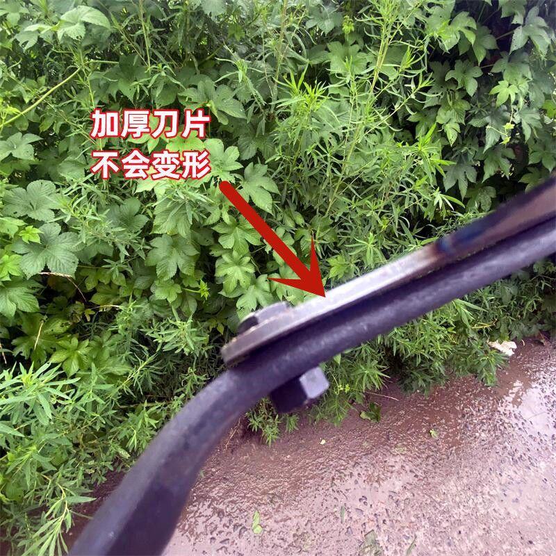 双刃钐刀超大号农用割草加厚全钢刀头割芦苇水草开荒除草加长