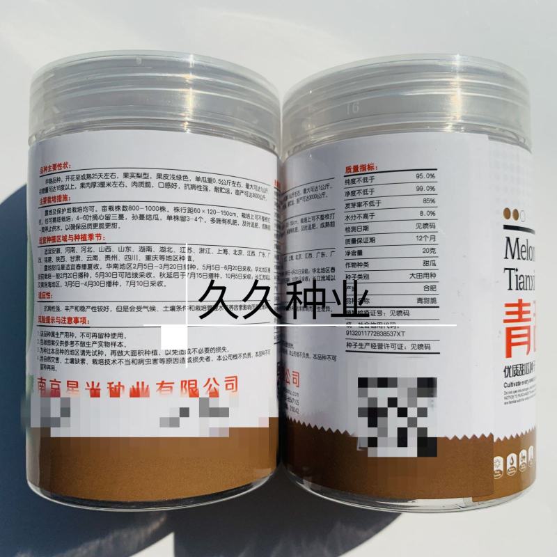 青甜脆甜瓜种子早熟肉质青脆多汁口感好抗病性强耐贮运春秋播