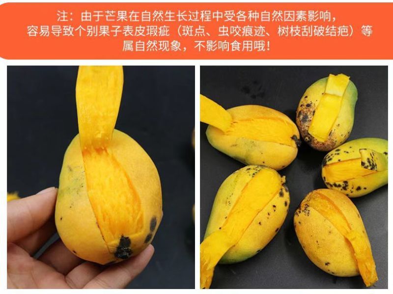 【超划算】海南小台农芒果新鲜现摘小台鸡蛋芒应当季热带水果