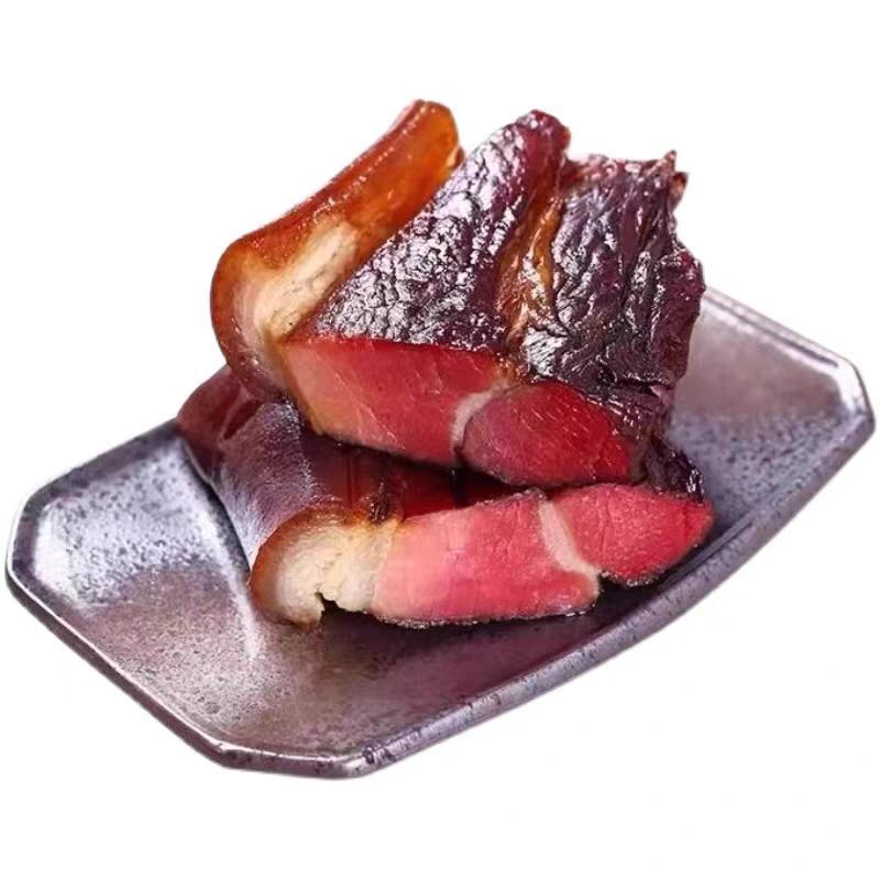 批发陕南精品农家土猪肉腊肉腊肠烧洗干净抽真空一斤独立包装
