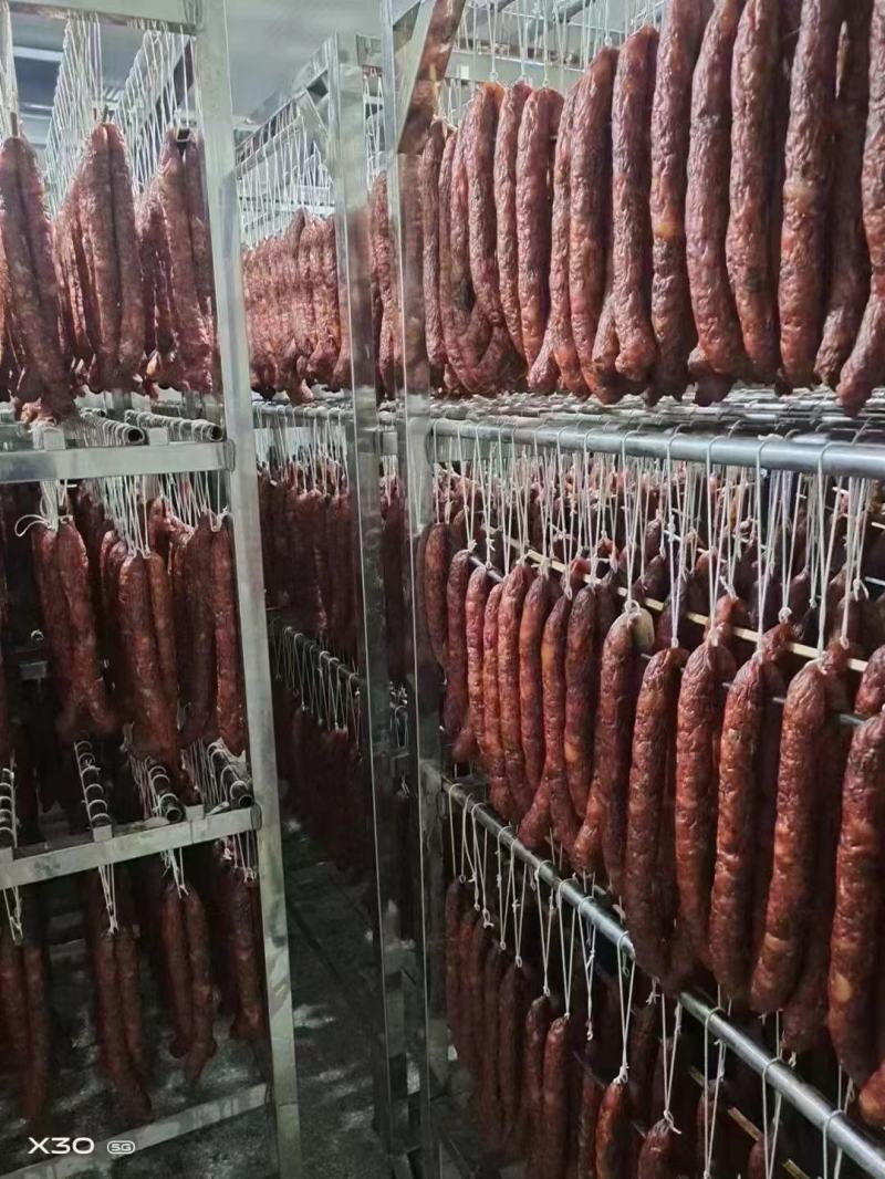 批发陕南精品农家土猪肉腊肉腊肠烧洗干净抽真空一斤独立包装
