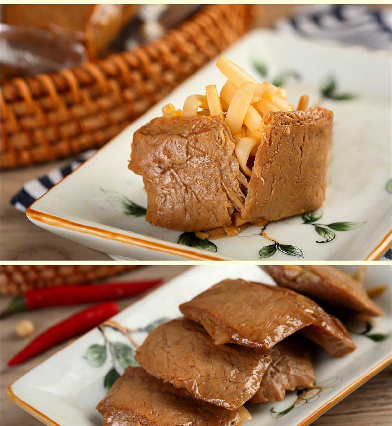 笋丝豆干250g1袋烤肉豆干网红豆脯笋片豆腐干夹笋豆