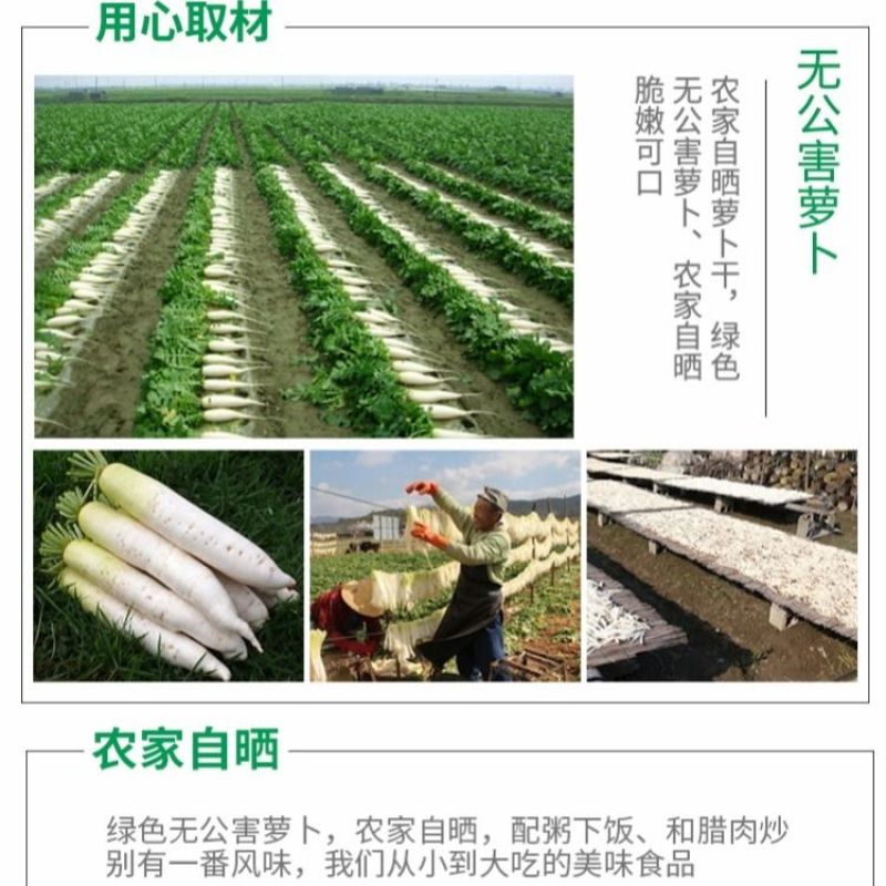 特产农家咸萝卜干脆爽口手工腌制咸卜条工厂直发