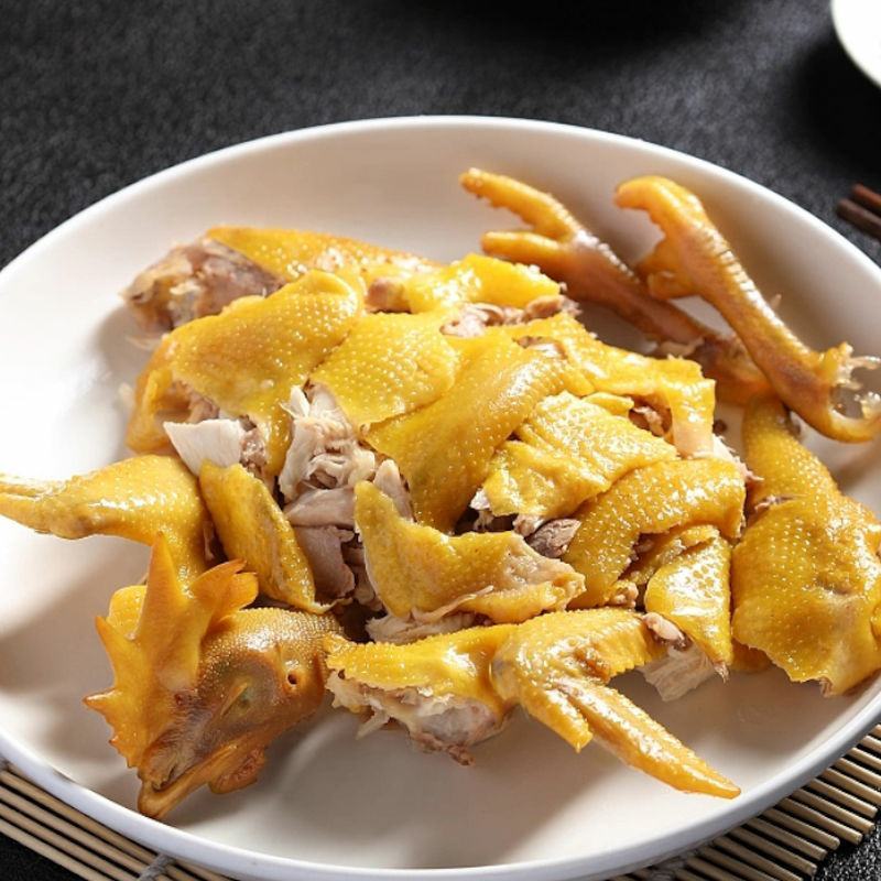 盐焗手撕鸡正宗广东清远特产熟食休闲小吃农家散养土鸡