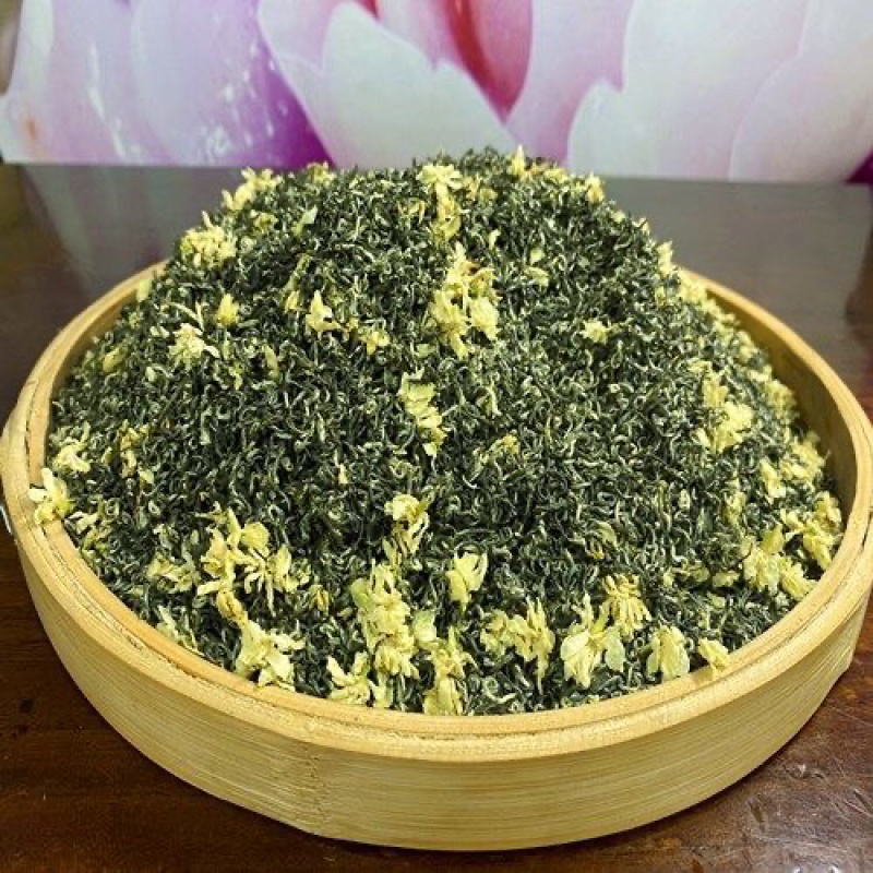 雅安蒙顶山嫩芽炒花飘雪2022新茶四川浓香型茉莉花茶