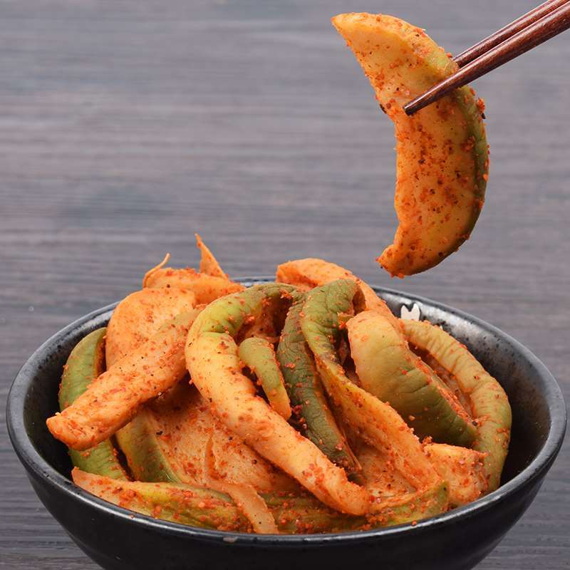 五香水果萝卜干香辣青皮萝卜条青萝卜皮咸菜下饭菜酱菜山东香