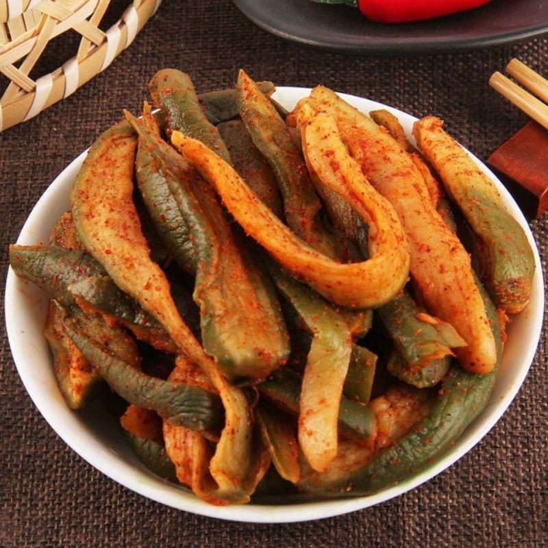 五香水果萝卜干香辣青皮萝卜条青萝卜皮咸菜下饭菜酱菜山东香