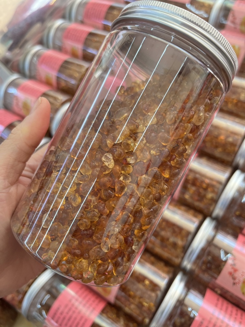 珍珠桃胶一斤一瓶