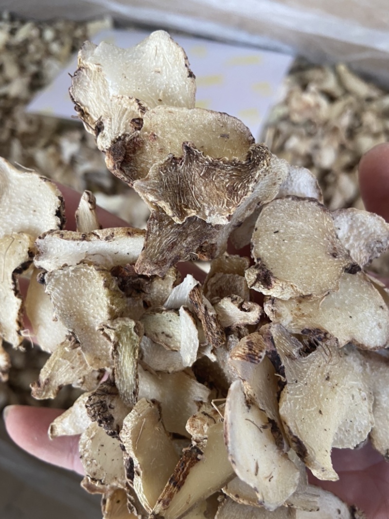 白芨中药材贵州野生白芨片旱白芨正品白芨三叉白芨养胃