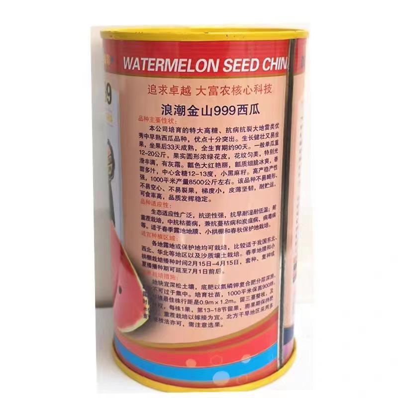 浪潮金山999美都西瓜种子抗病早熟大红瓤不裂果圆果大果
