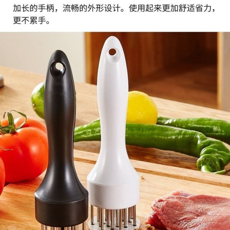 家用断筋嫩肉针猪扒鸡排鸡翅松肉针敲肉锤不锈钢牛排扎孔器猪