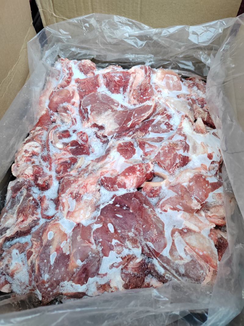 鲜冻剔骨去皮带腿羊肉板没调理没滚柔纯干货