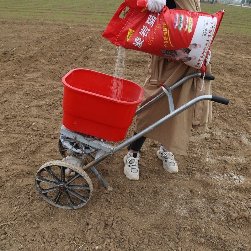 多功能施肥器撒肥料神器农用手推式抛肥机玉米小麦追肥机家用