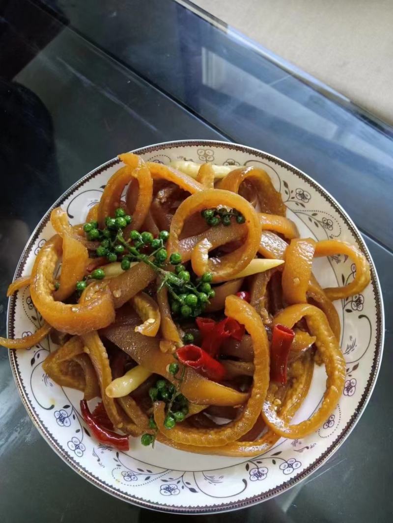 藤椒猪皮丝猪皮凉菜卤菜熟食预制菜价格美丽低成本操作简单