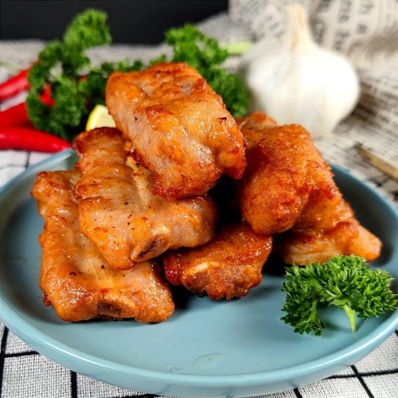 蒜香排骨油炸猪肋排猪排半成品冷冻腌制调理