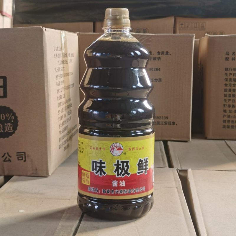 味极鲜酱油1.25L日常调味家用装炒菜点蘸