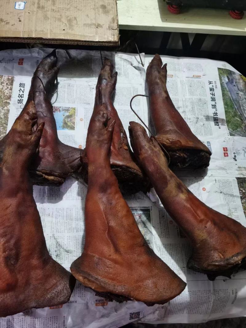 出售正宗农村腊肉、腊腓、火脚等