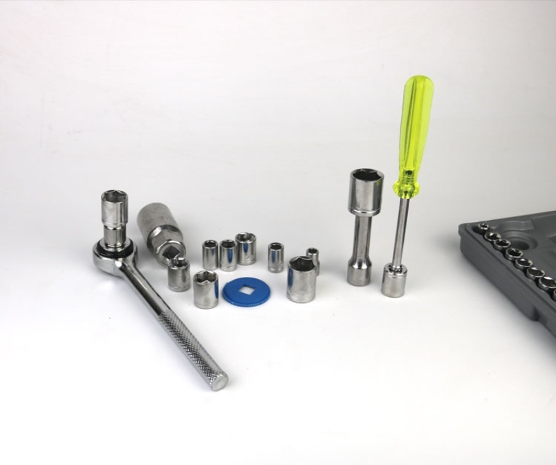 内六角套筒快速棘轮扳手工具套装组合汽车随车多功能家用组套
