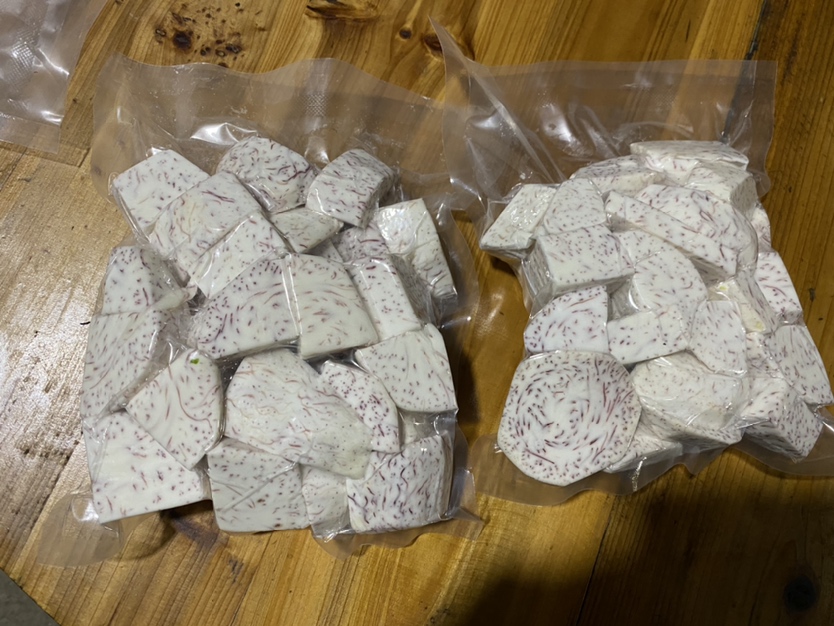 荔浦芋头电商销售包装展示图