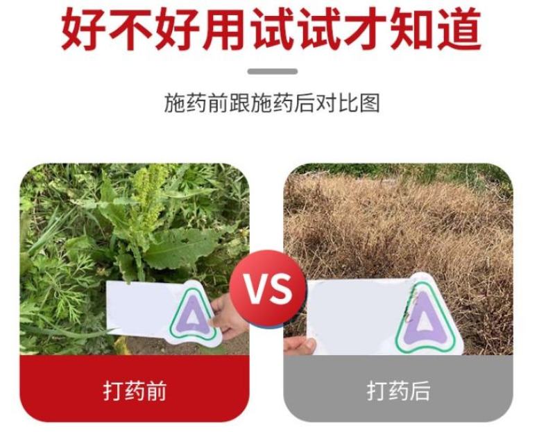 安道麦一世闲41%草甘膦异丙胺盐烂根杂草果园除草剂