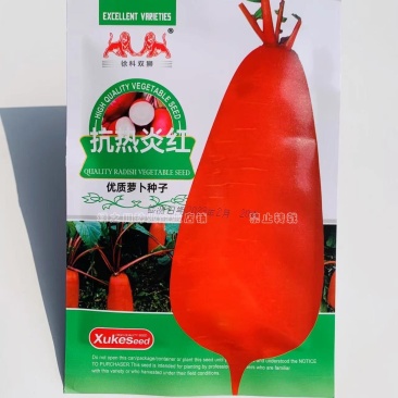 抗热炎红萝卜种子耐热春夏秋播高产耐热红皮萝卜种子白肉
