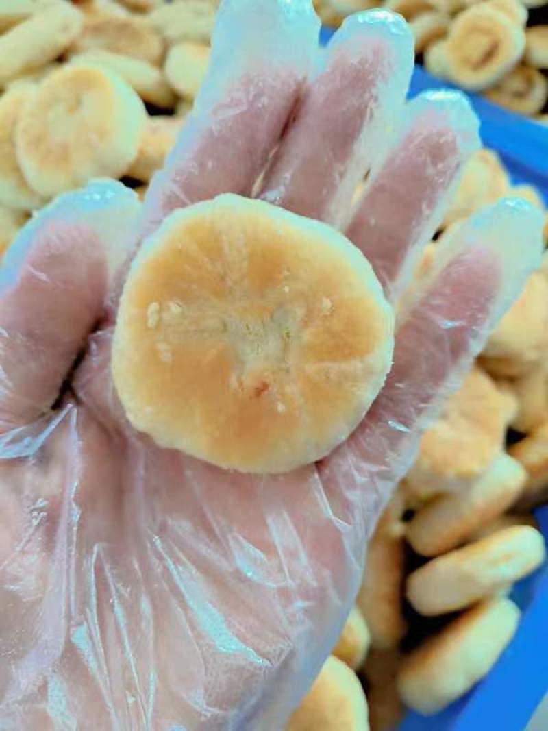 广东潮汕特产低糖酥皮咸味批发绿豆饼办公室休闲零食传统小吃