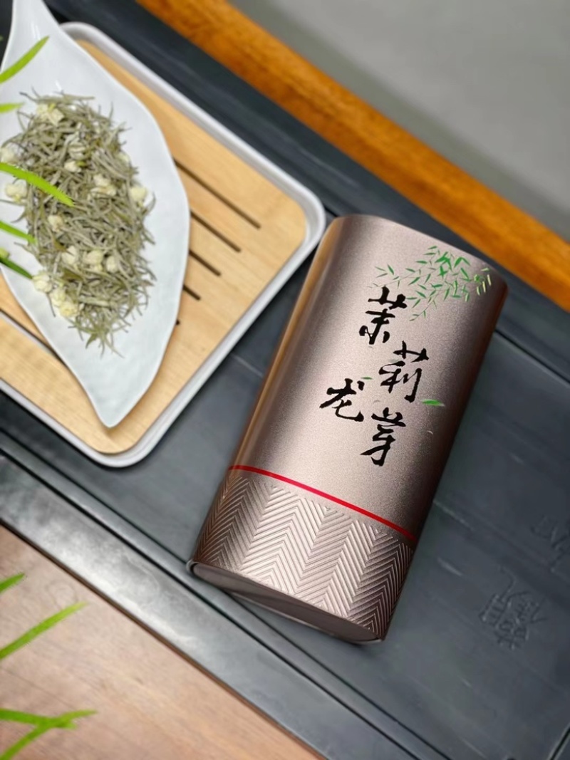 茉莉针王茉莉花茶白毫银针全芽浓香型新茶500克茶叶