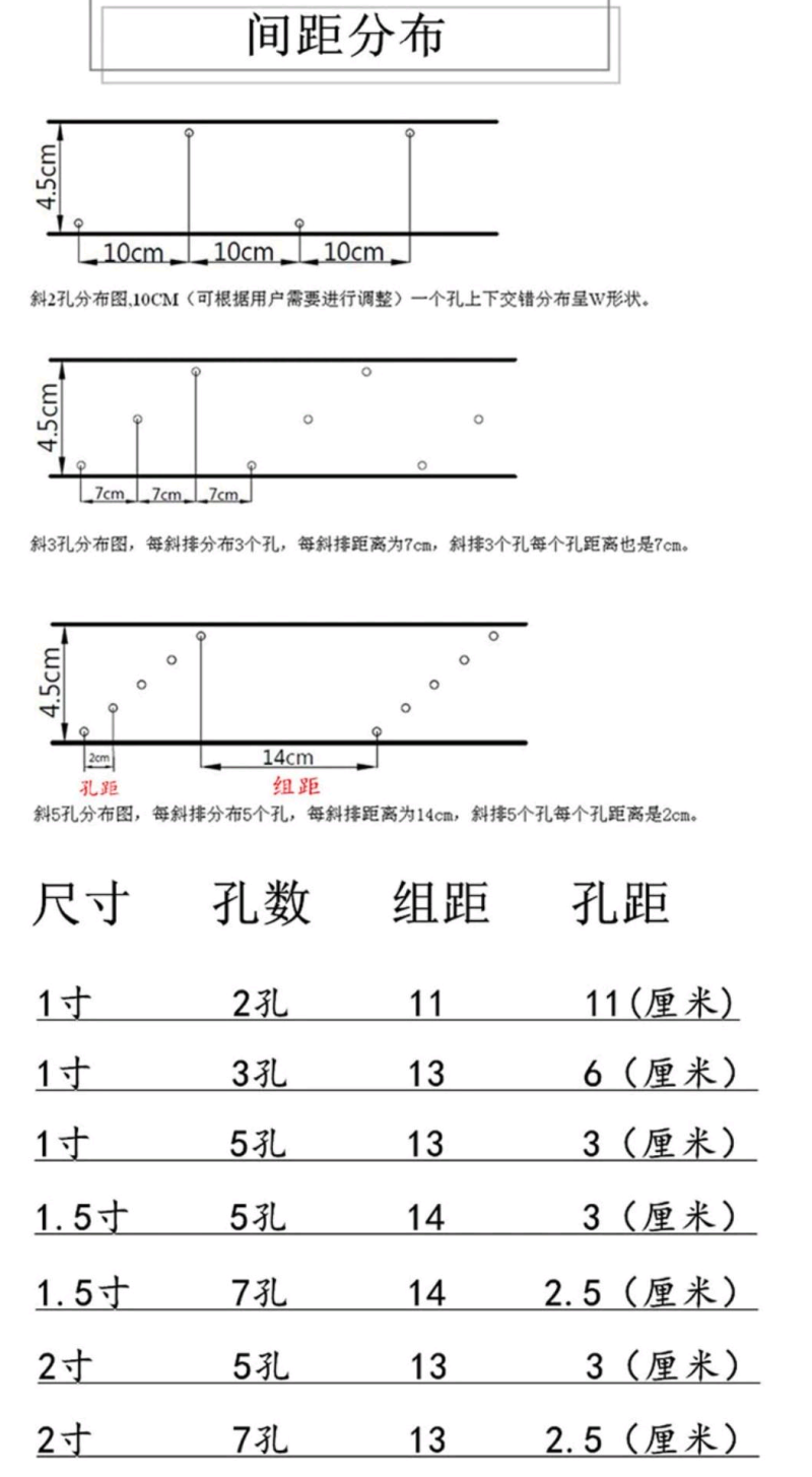 微喷带滴灌带水带接头齐全N45《2/3/5孔》