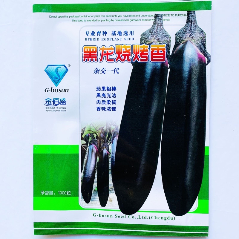 烧烤茄种子糯香品种，口感糯，杂交一代种子