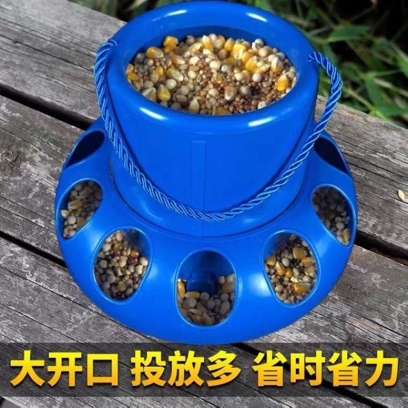 鸽子食槽信鸽喂食器鸡鸭鹌鹑防撒料槽赛鸽长槽家禽喂食下料器