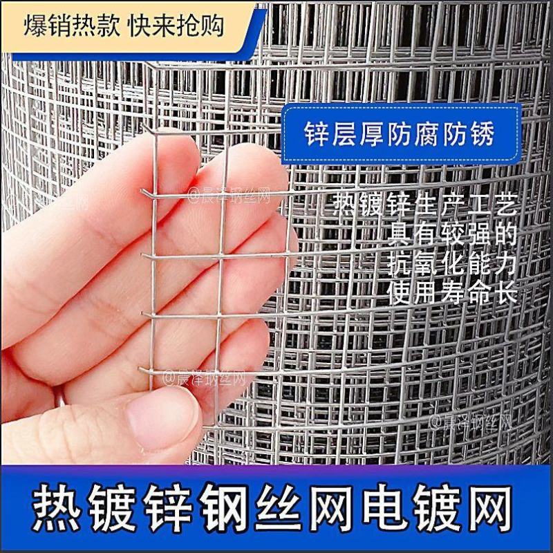 养殖网围栏阳台防护网热镀锌铁丝网果园防护钢丝网护栏网格电