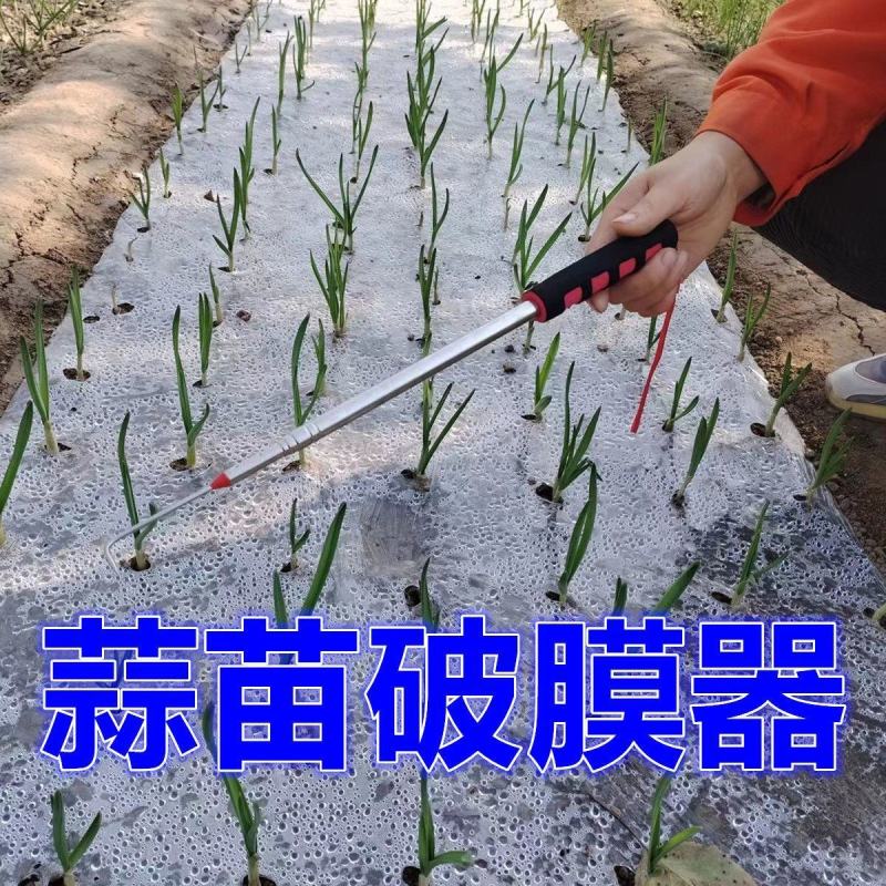 地膜钩大蒜农膜钩子不锈钢地膜钩伸缩钩轻便耐用省力钩大蒜神