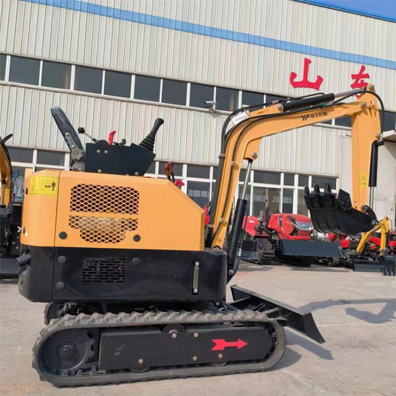 【牛】山东裕丰17型农用小型挖掘机果园种植挖沟挖坑用挖土机