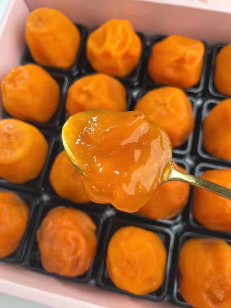冰柿饼冰淇淋柿饼冰柿半干柿饼广西平乐恭城柿饼源头加工厂