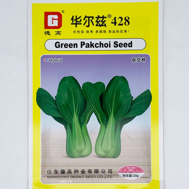 德高夏绿2号耐热耐湿青梗菜种子油亮上海青种原装发货