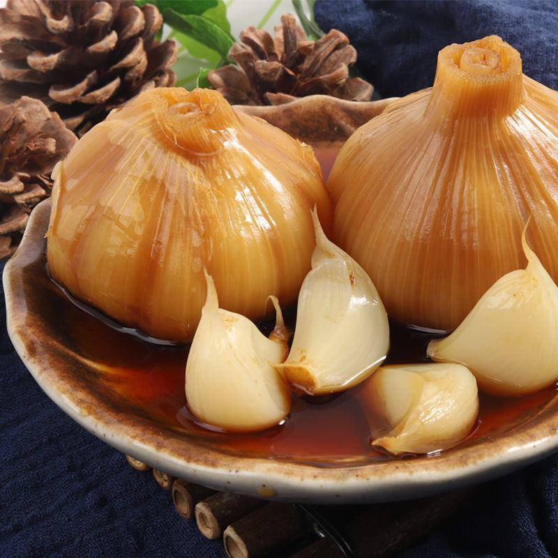 糖醋蒜1500克糖蒜泡菜腌泡大蒜头山东金乡甜蒜自制农家咸