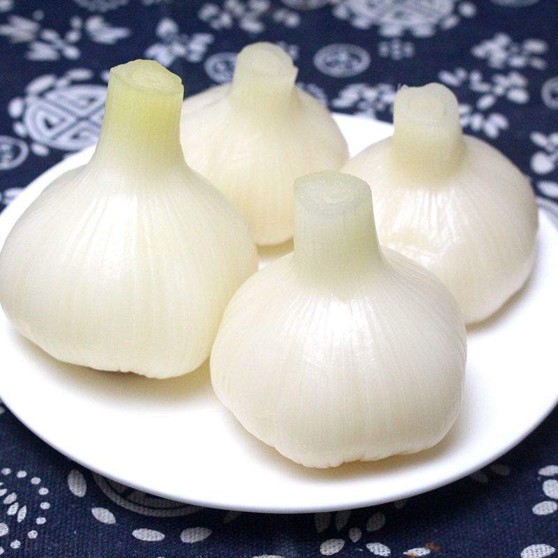 糖蒜糖醋大蒜自制农家甜蒜泡大蒜头腌制咸菜腌菜下饭菜特产