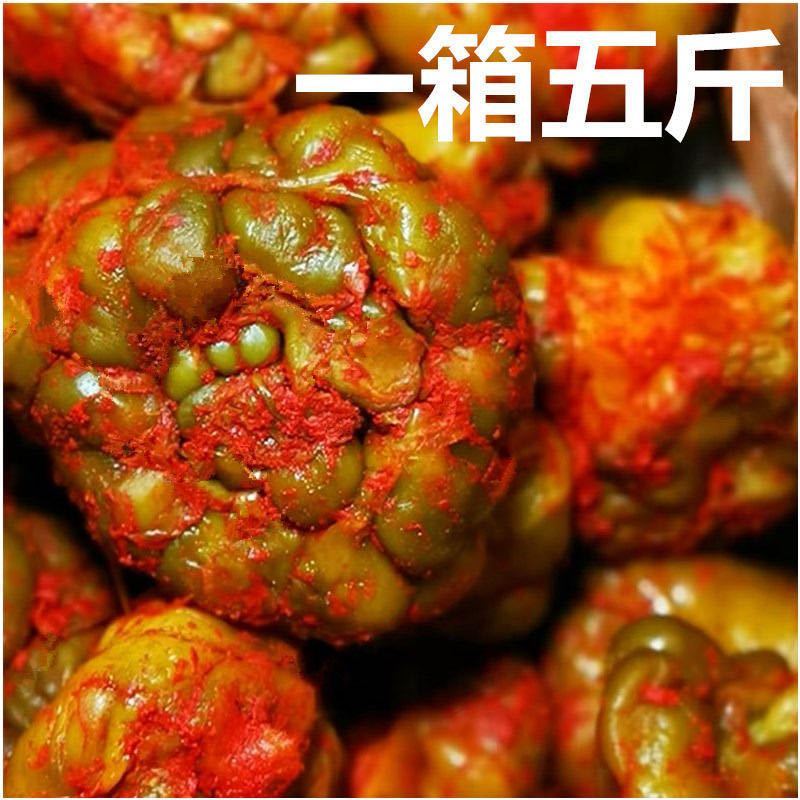 重庆涪陵优质榨菜头400g/5斤整颗红油榨菜下饭菜咸
