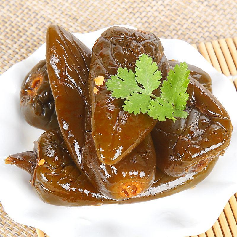 油焖港椒即食腌辣椒咸菜开胃下酒菜酱菜油泡辣椒佐餐下饭菜油