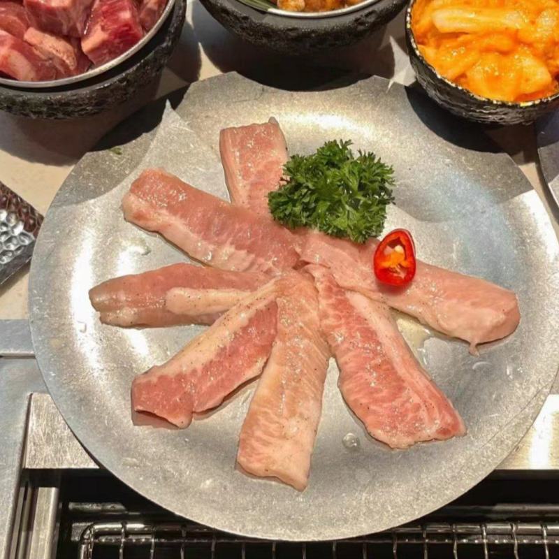 烤肉日式韩式烤肉猪松板肉雪花猪肉500克