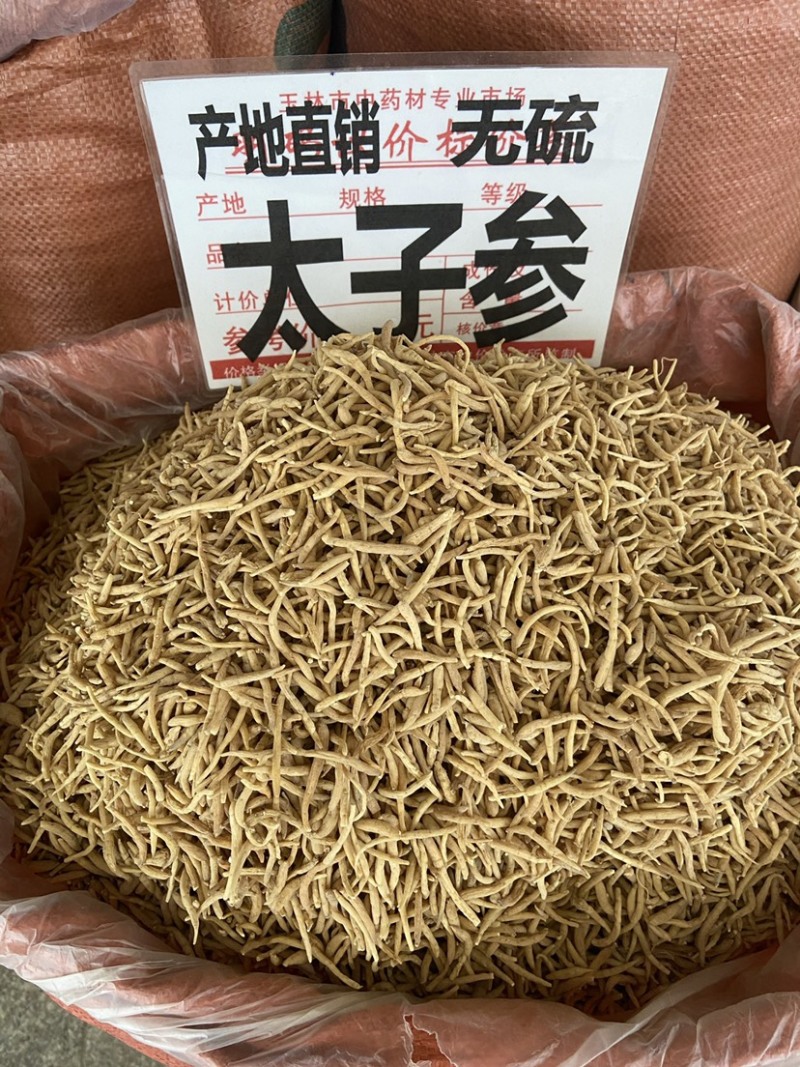 太子参中药材野生孩儿参颗子粒儿童煲汤拓太子叁福建
