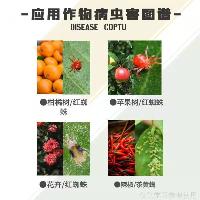 红白决阿维哒螨灵果树蔬菜柑橘杀虫剂杀红蜘蛛专用药锈壁虱叶