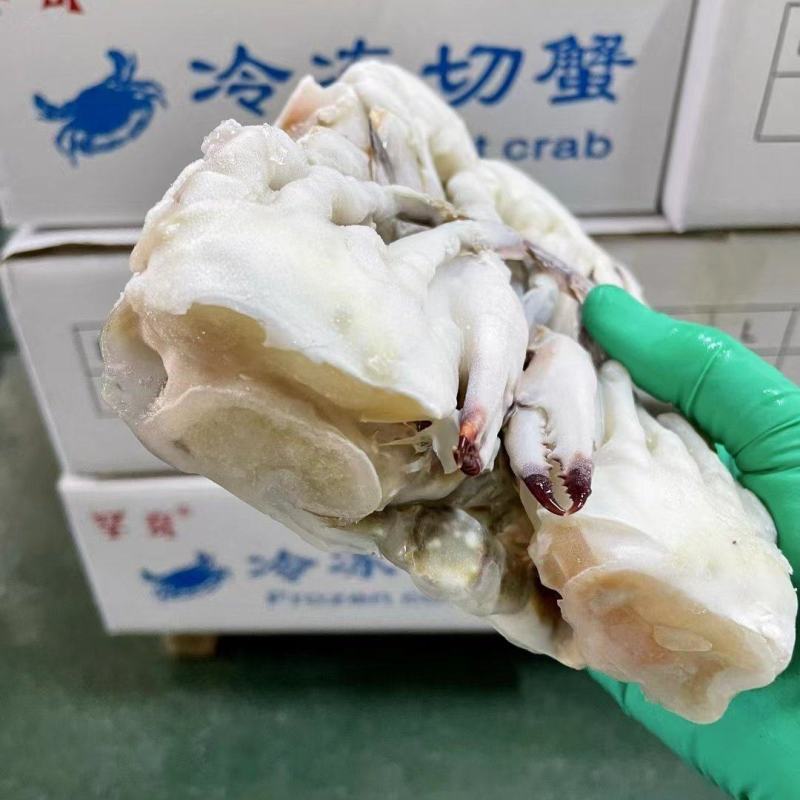 切蟹，肉很多，个个都很肥，处理很干净，欢迎咨询。常年有货