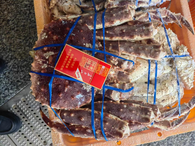 生冻帝王蟹，石蟹，岩蟹整只批发