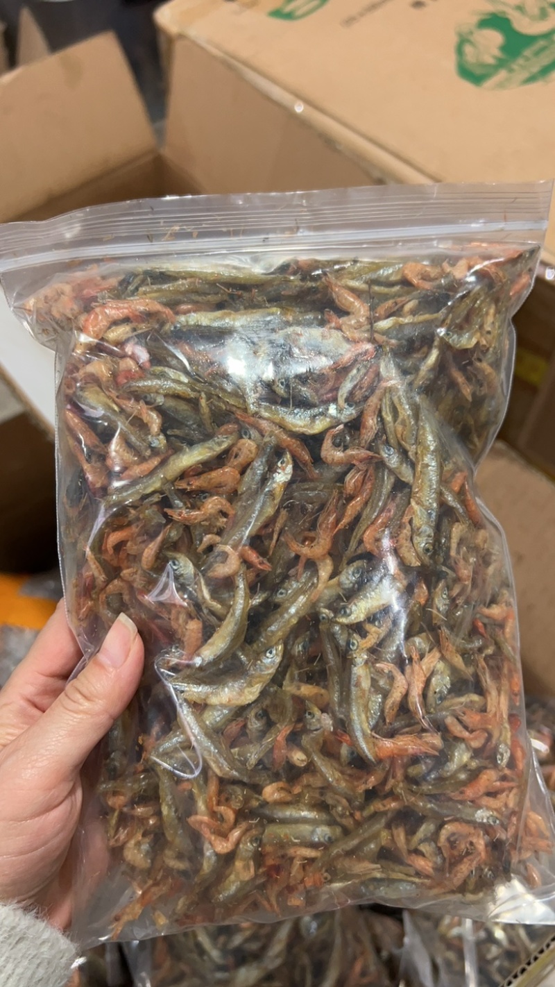 小鱼小虾油炸无盐不苦河虾河鱼公鱼批发量大优惠