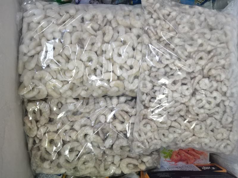 干冰青虾仁。